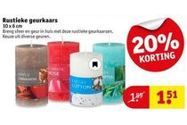 rustieke geurkaarsen