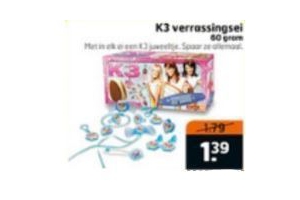 k3 verrassingsei