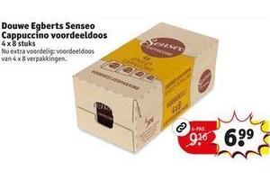 douwe egberts senseo cappuccino voordeeldoos