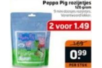 peppa pig rozijntjes