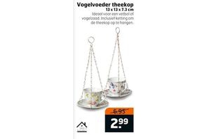 vogelvoeder theekop
