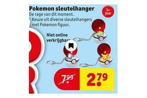 radicaal Zeeslak mentaal Pokemon sleutelhanger voor €2,79 - Beste.nl