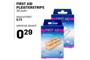 first aid pleisterstrips