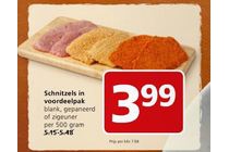 schnitzels in voordeelpak