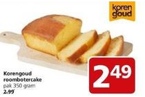 korengoud roombotercake