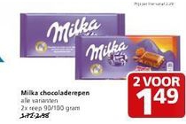 milka chocoladerepen