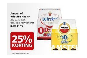 amstel of wieckse radler