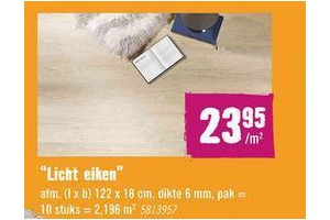 vinyl licht eiken