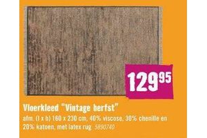 vloerkleed vintage herfst