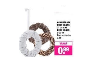 krans met ophanghaak