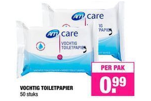 vochtig toiletpapier