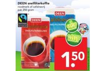 deen snelfilterkoffie
