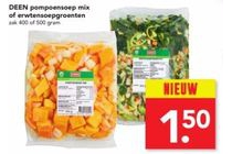 deen pompoensoep mix of erwtensoepgroenten