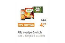 alle overige grolsch