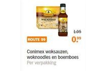 conimex woksauzen woknoodles en boemboes