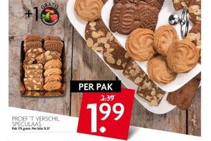 proef t verschil speculaas