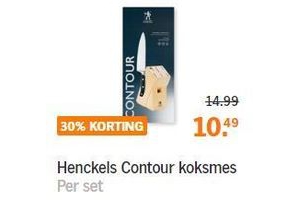 henckels contour koksmes