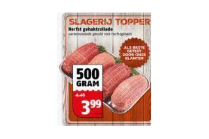 herfst gehaktrollade