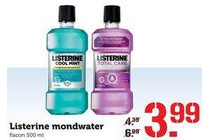 listerine mondwater