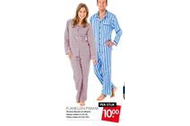 flanellen pyjama