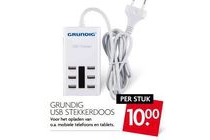 grundig usb stekkerdoos