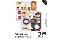 schmink voor diverse karakters xenos