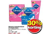 libresse maandverband of inlegkruisjes