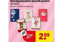 handgemaakte kerstkaarten