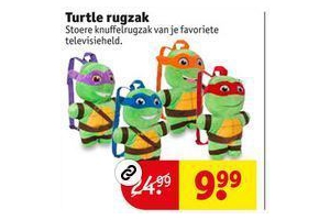 turtle rugzak