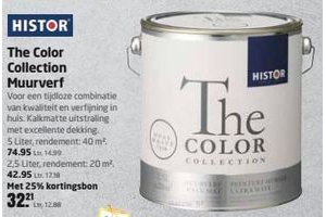 histor the color collection muurverf