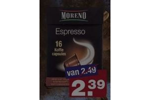 moreno espresso