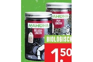 mahuna puy linzen groene linzen of beluga linzen