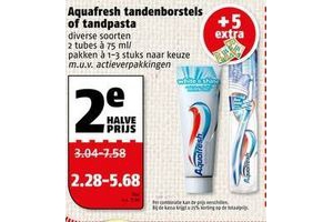 aquafresh tandenborstels of tandpasta