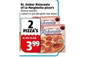 dr oetker ristorante of la margherita pizza s