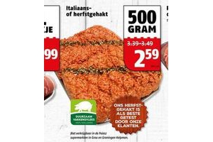 italiaans of herfstgehakt