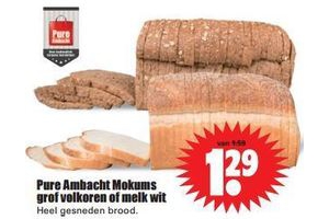 pure ambacht mokums grof volkoren of melk wit