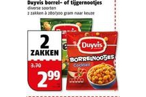 duyvis borrel of tijgernootjes