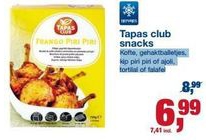 tapas club snacks