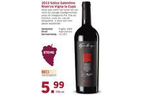 2013 salice salentino riserva vigna la cupa