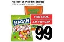 haribo en maoam snoep