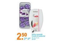 bolsius waxmelt 8 pack of waxburner