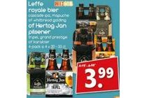 leffe royale bier of hertog jan pilsener