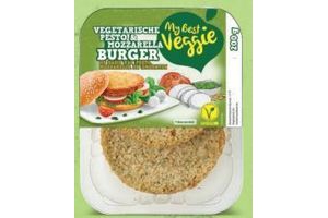 pesto mozzarella burger