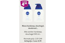 nivea handzeep douchegel deodorant