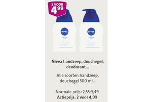 nivea handzeep douchegel deodorant