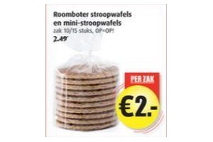 roomboter stroopwafels