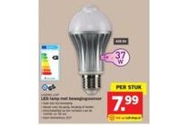 led lamp met bewegingssensor