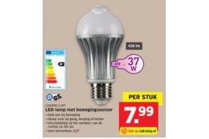 led lamp met bewegingssensor