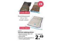 vacuuem opbergzakken ordex