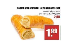 roomboter amandel of speculaasstaaf